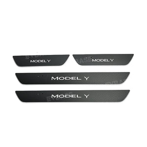 Tesla Model Y 3 Full Interior Carbon Fiber Upgrade Kit Real Molded Carbon Fiber Cover Wrap Trim Overlay Protection