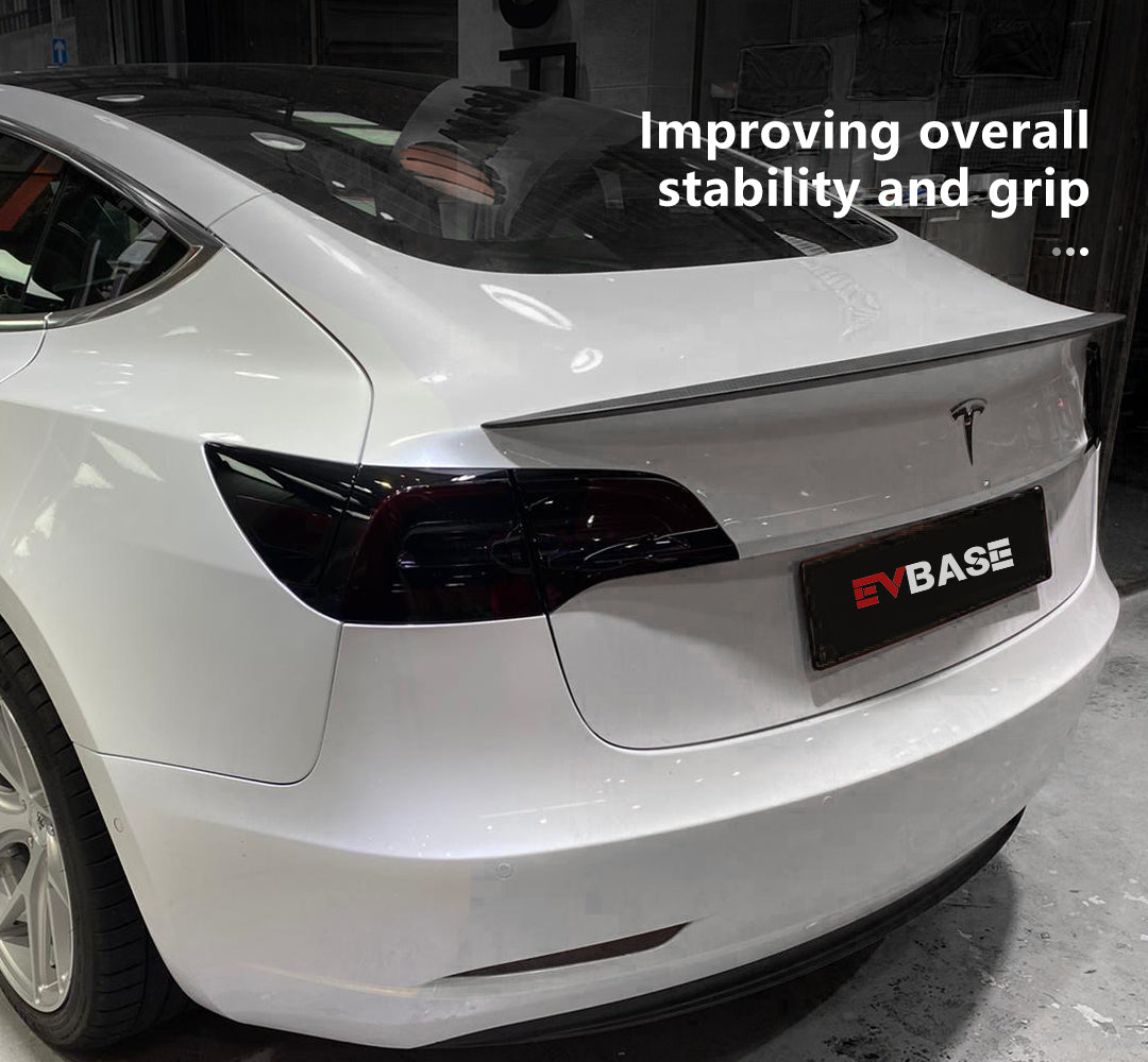 Tesery Tesla Model 3 Highland / Y Spoiler Performance OEM Style - Dry  Carbon Fiber Exterior Mods