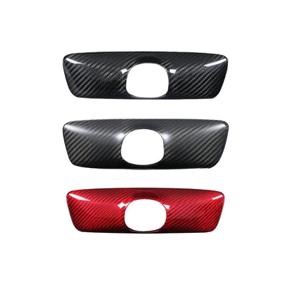 Tesla Interior Rearview Mirror Cover Model 3 Y Real Carbon Fiber Rearview Mirror Backside Overlay