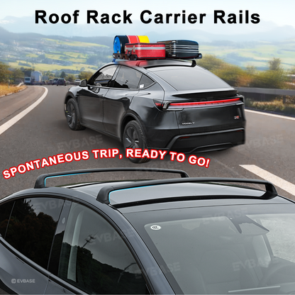 Tesla Model Y Juniper Roof Rack Cross Bar Aluminum Alloy Lockable Carrier Rails