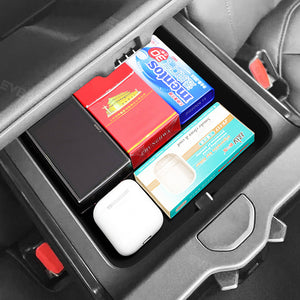 Rivian R1T/ R1S Silicone Liner Armrest Console Organizer Non-Slip Mat Rear Center Console Storage Box Tray