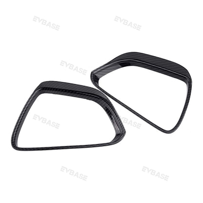 Tesla Model 3 Y Side Mirror Frame Trim ABS Rearview Mirror Rain Visor Eyebrow Cover