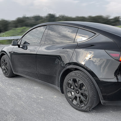 EVBASE Tesla Model Y Wheel Covers With Thunder Style 19 inch Hub Caps 4pcs Inspired by Cybertruck Model Y