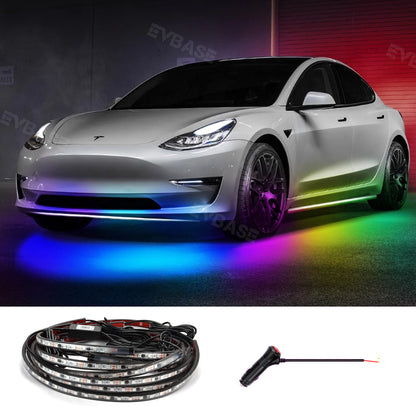 Model 3/Y Chassis Streamer Ambient Lights Underglow Tesla Underbody Light Kit