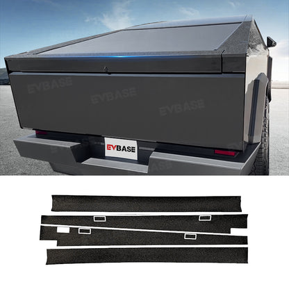 Tesla Cybertruck Vinyl Wrap Truck Bed Surround Protection Tailgate Top Cover Textured Spray Look Trim Overlay