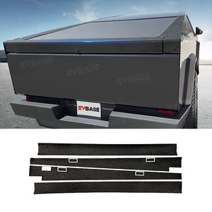 Tesla Cybertruck Vinyl Wrap Truck Bed Surround Protection Tailgate Top Cover Textured Spray Look Trim Overlay