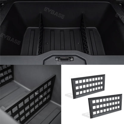 Tesla Cybertruck Sub Trunk Divider TPE Gear Locker Dividers Rear Trunk Lower Grille Baffle