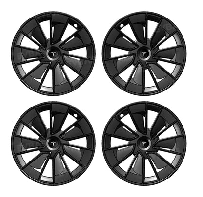 Tesla Model Y 19" Gemini Wheel Covers Hubcaps Inspired By Model 3 Performance Wheel Caps Rim Protector 4PCS