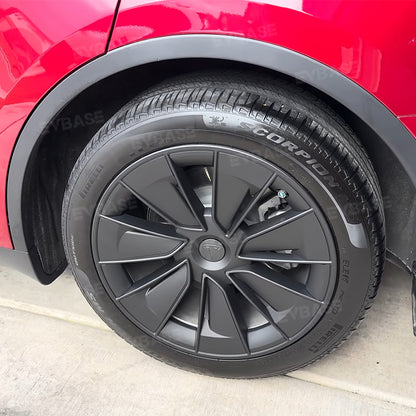 Tesla Model Y 19" Gemini Wheel Covers Hubcaps Inspired By Model 3 Performance Wheel Caps Rim Protector 4PCS