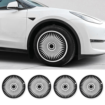 Tesla Model Y Wheel Covers 19 Inch Hubcaps Land Rover Style Rim Covers Rim Protector