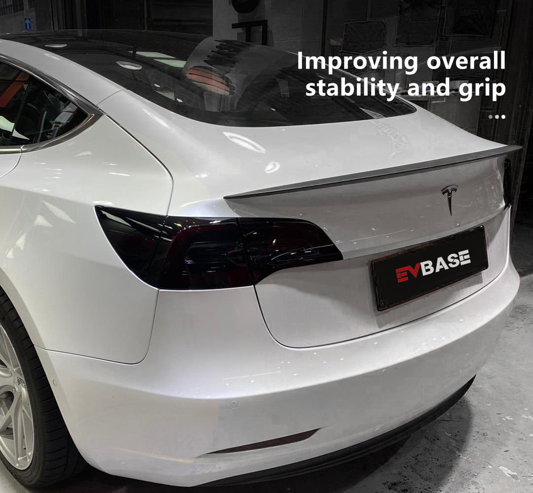 Real Carbon Fiber Spoiler Tesla Wing Carbon Fiber Spoiler For Tesla Model Y/3