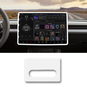 Tesla Model 3 Highland & Model Y Juniper Center Console Screen Overlay Silicone Touchscreen Frame Protection Cover