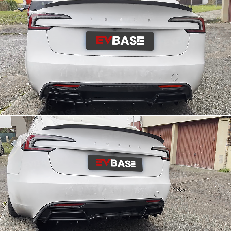 Tesla Model 3 Highland Rear Bumper Lip Wing Spoiler Diffuser ABS Sport Body Kit