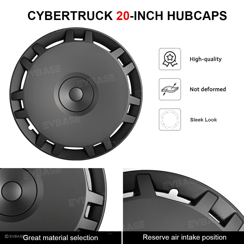 Tesla Cybertruck 20" Cyber Wheel Cover Hub Caps Aero Cover Rim Protector 4PCS