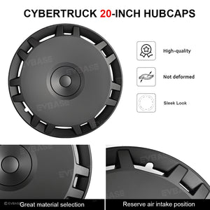 EVBASE Tesla Cybertruck 20 Inch Cyber Wheel Covers Custom Hub Caps Wheel Rim Protector