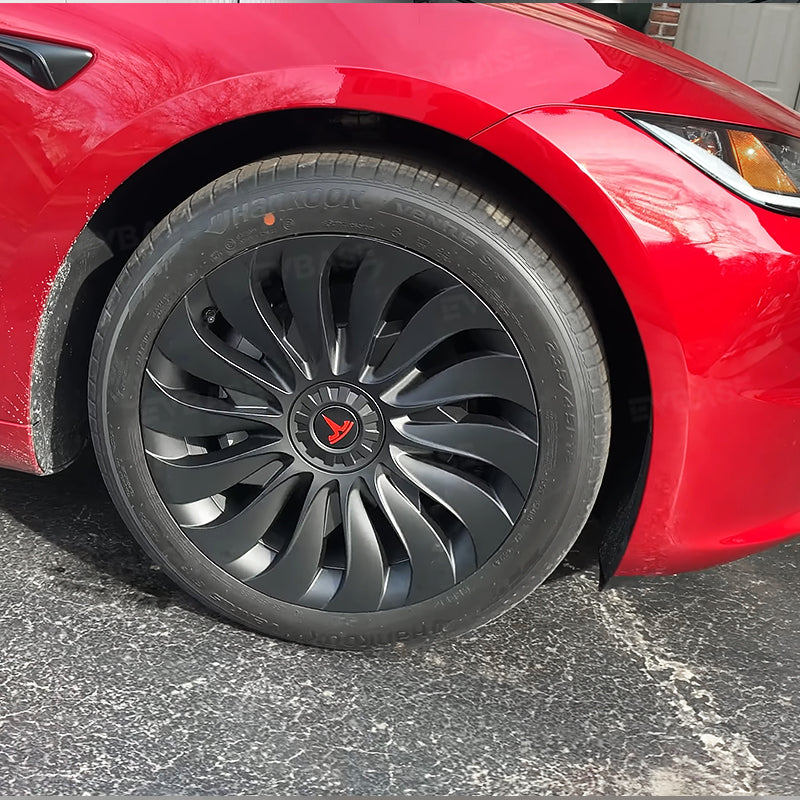 Tesla Model 3 Highland 18inch Überturbine Wheel Covers Photon Wheel Caps Matte Hub Caps 4PCS