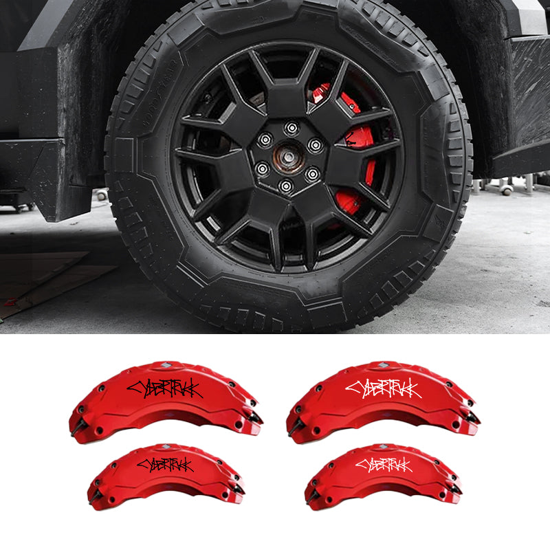 EVBASE Tesla Cybertruck Brake Caliper Cover Set Wheel Hub Front Rear Caliper Protector