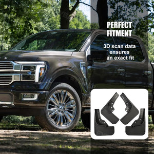 Ford F150 Lightning Mud Flaps Splash Guard Body Protection No drilling Fender