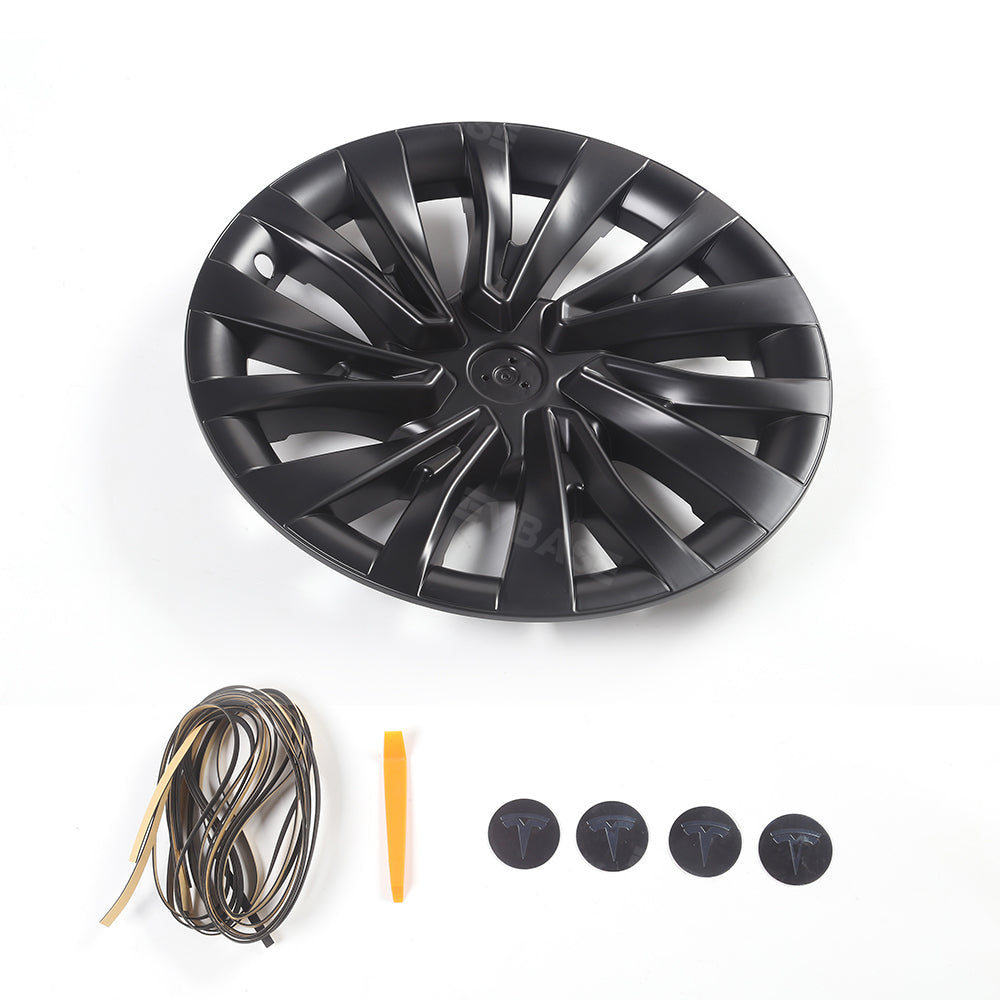 Tesla Model 3 Highland Wheel Covers 18 Inch Hub Caps Sport Wheel Caps 4PCS Nova Style For Photon Wheels