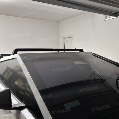 Tesla Cybertruck Roof Rack Crossbar Telescoping Lockable Cargo Rack Roof Bed Rails EVBASE