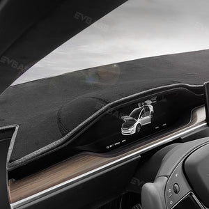 Tesla Model X Dashboard Mat Cover Light Shielding Non-Slip Dash Pad Instrument Panel Mat Shading Pad