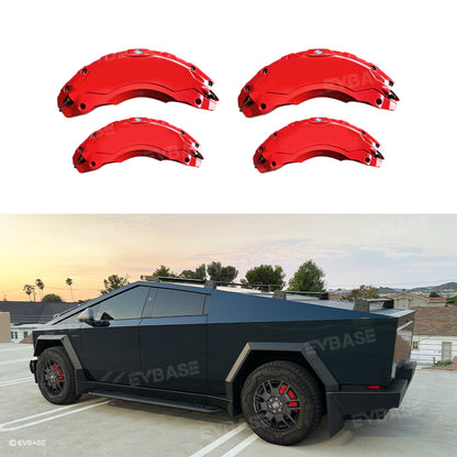 EVBASE Tesla Cybertruck Brake Caliper Cover Set Wheel Hub Front Rear Caliper Protector