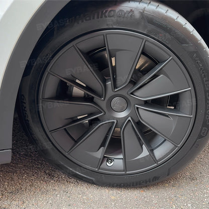 Tesla Model Y 19" Gemini Wheel Covers Hubcaps Inspired By Model 3 Performance Wheel Caps Rim Protector 4PCS