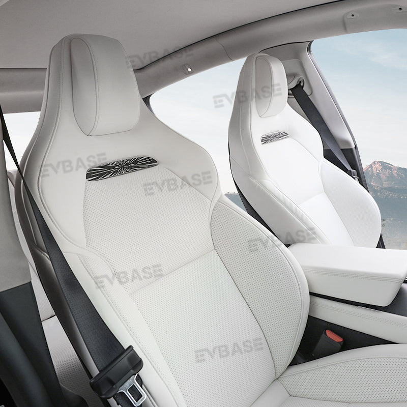 Tesla Model 3 Y Sport Seats Replacement Nappa Leather Inspired By Model 3 Highland Performance Seat