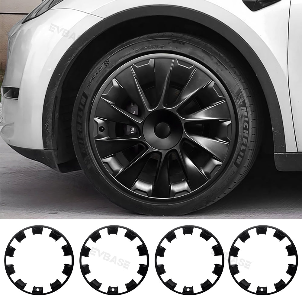 Tesla Model Y Wheel Rim Protector 20 Inch All-In-One Rimcase Mecha Style (Set of 4)