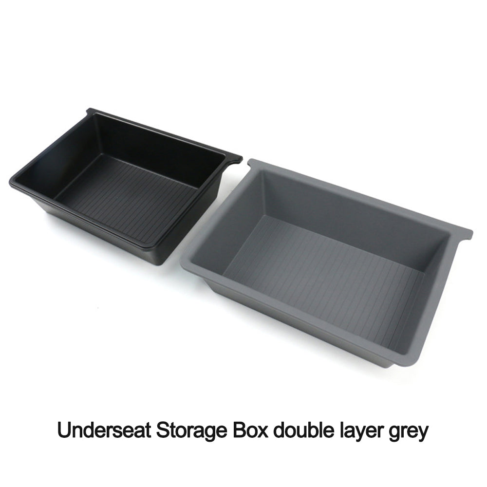 New EVBASE Model Y Underseat Storage Box Organizer Tesla Hidden