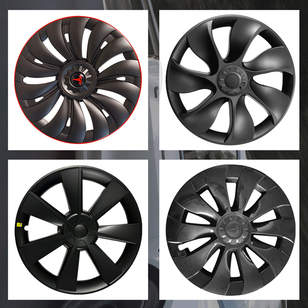 Model 3 Y Hubcaps Wheel Covers Replacement Tesla Wheel Caps Accessories(4 of Set)