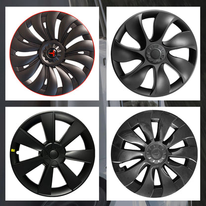 Model 3 Y Hubcaps Wheel Covers Replacement Tesla Wheel Caps Accessories(4 of Set)