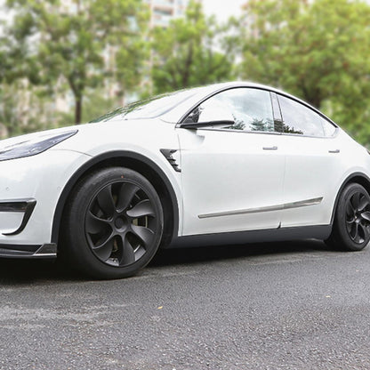 EVBASE Tesla Model Y Coprimozzo Copriruota a induzione da 19 pollici Opaco 4 pezzi per accessori Tesla Model Y