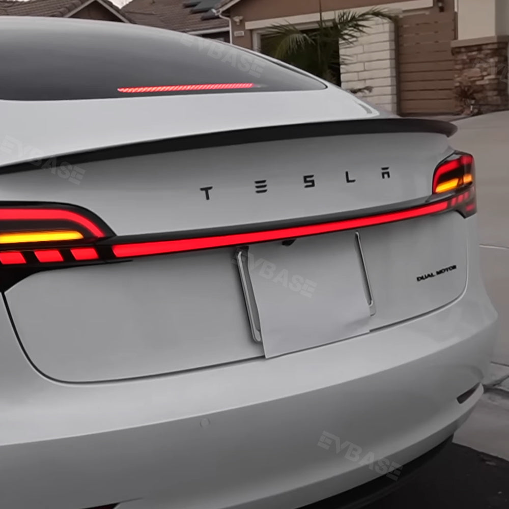 EVBASE Model 3 Y Full-Width Tail Light Cyber Taillight