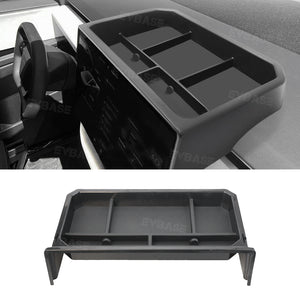 Tesla Cybertruck Screen Back Storage Box ABS Dashboard Organizer Center Console Tray