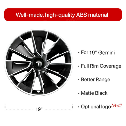 Tesla Model Y Wheel Covers 19 Inch Inspired By Model 3 Performance Hubcaps Wheel Rim Protector 4PCS