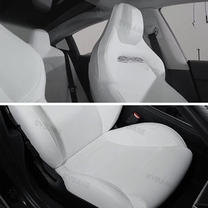 Tesla Model 3 Y Sport Seats Replacement Nappa Leather OEM Foam Full Set Inspired By Model 3 Highland Performance