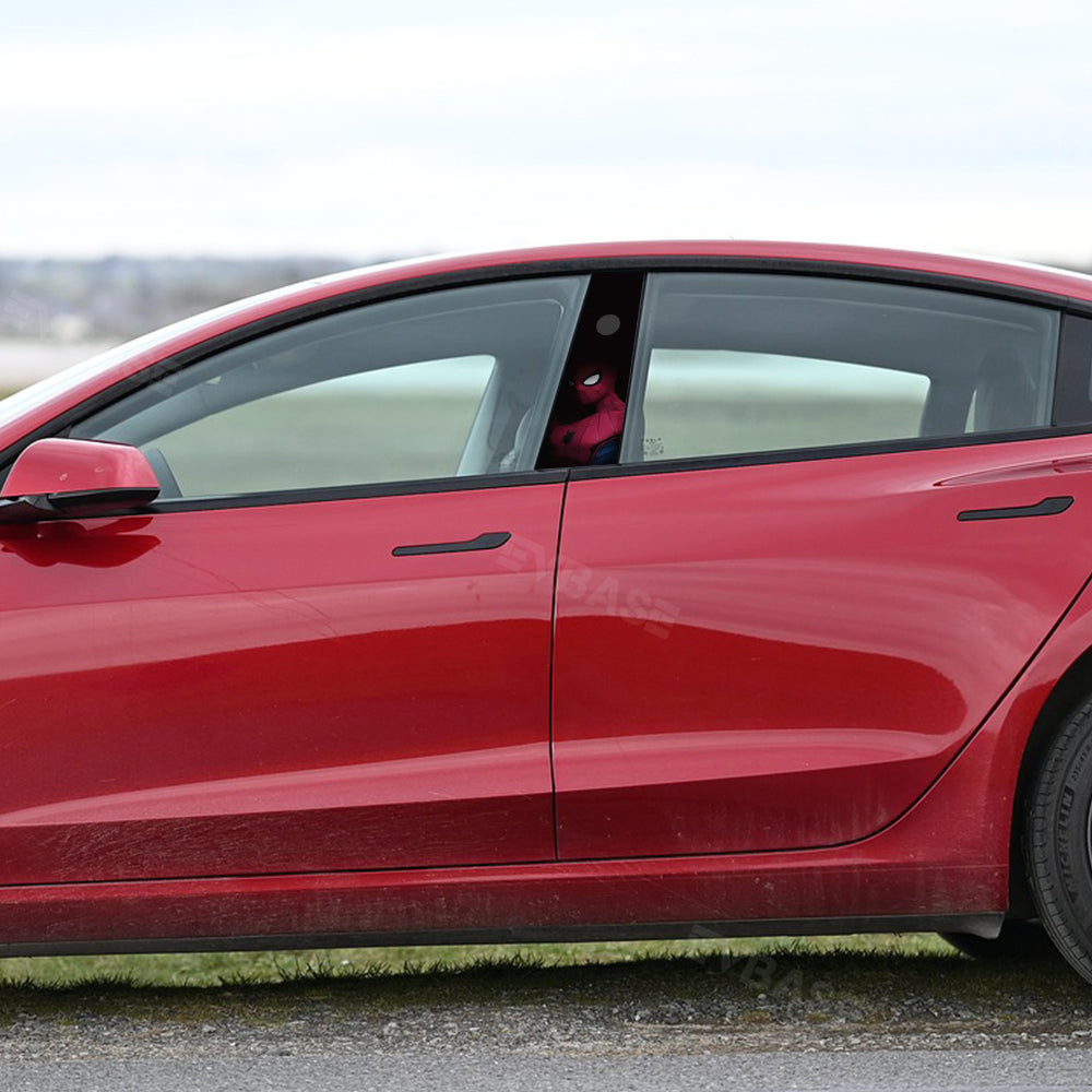 Tesla Model Y/3/3 Highland B Pillar Cover Protection Trim Center Window Pillar Post Wrap Stickers