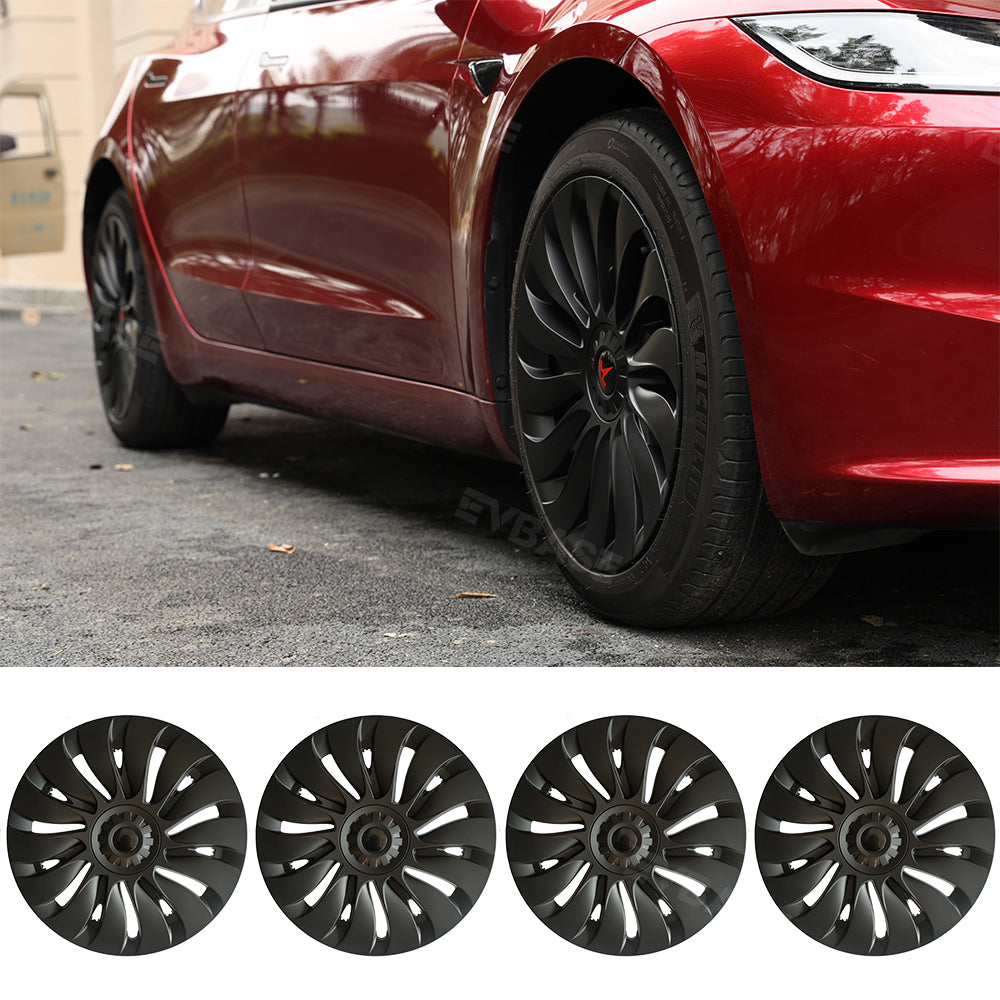 Tesla Model 3 Highland 18inch Überturbine Wheel Covers Photon Wheel Caps Matte Hub Caps 4PCS