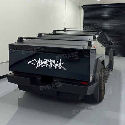 Tesla Cybertruck Tailgate Graffiti Logo Vinyl Decal Rear Trunk Accessories