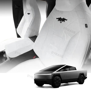 Tesla Cybertruck Seat Covers With Cyberbeast Style Full Coverage Custom Seat Protector NAPPA Leather