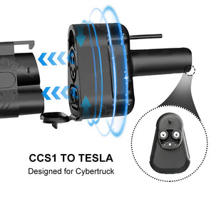 Tesla Cybertruck J1772 & CCS1 to Tesla Charging Adapter for Tesla Cybertruck DC Fast Charging