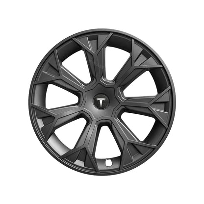 EVBASE Tesla Model Y Wheel Covers With Thunder Style 19 inch Hub Caps 4pcs Inspired by Cybertruck Model Y