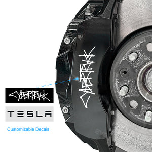 Tesla Cybertruck Brake Caliper Decal Custom Sticker Vinyl Decals Set of 4