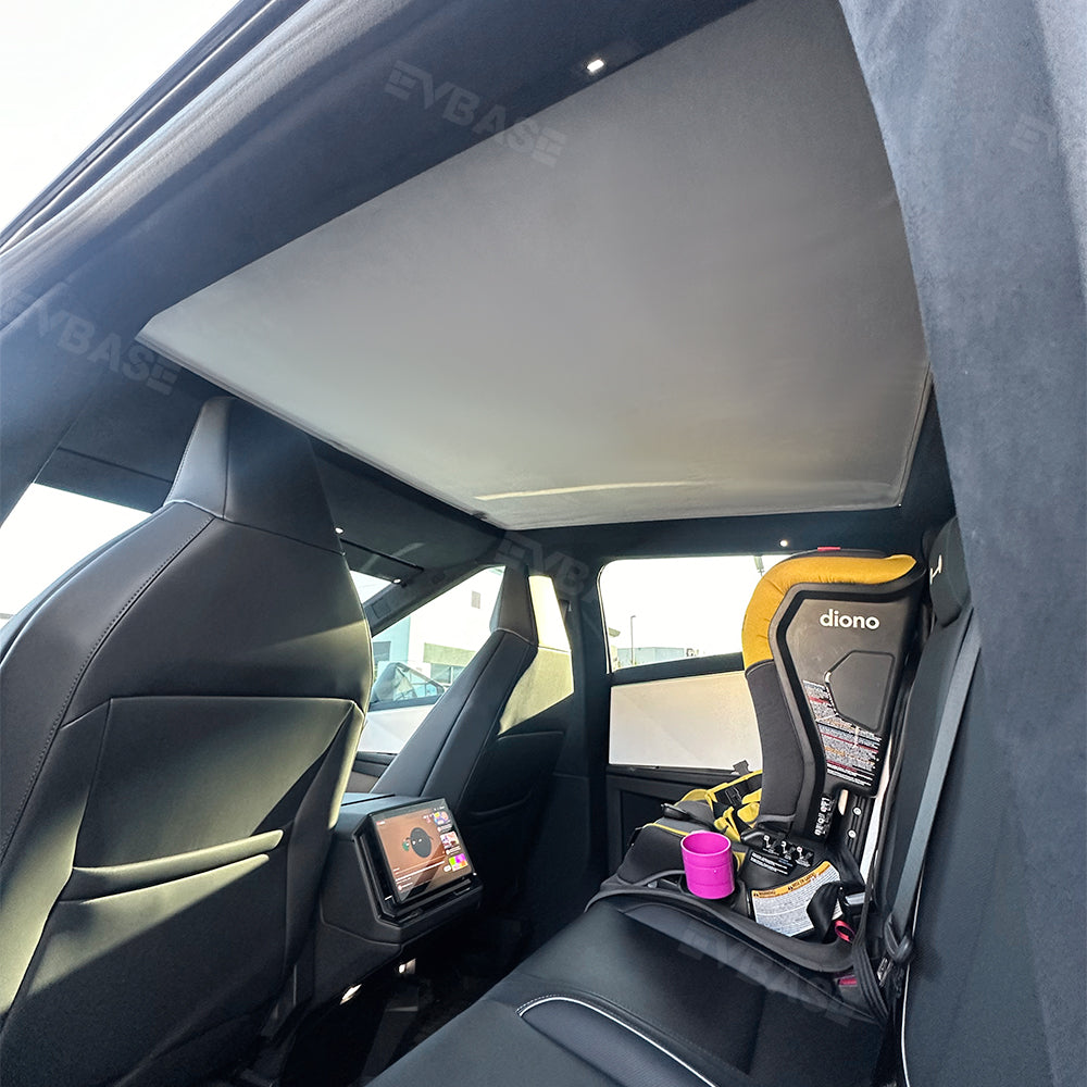 Tesla Cybertruck Sunroof Sunshade Foldable Glass Roof Sun Visor Heat Insulation Top Window