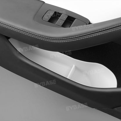 Tesla Model 3 Y X S Door Storage Box TPE Organizer Tray Waterproof Door Side Protector