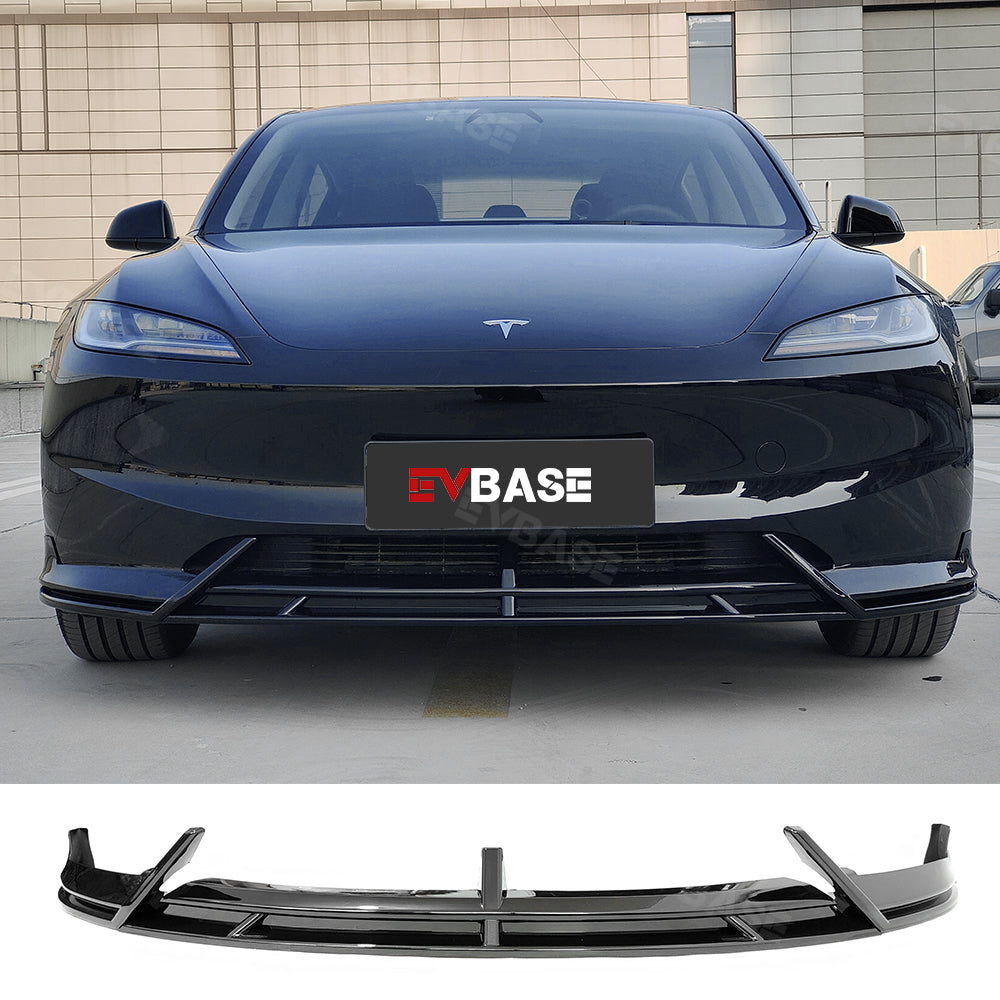 Model 3 Highland Front Bumper Lip Mecha Style Splitter Tesla ABS Body Kits 3PCS