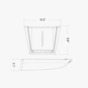 Tesla Model 3 Highland Wireless Charging Expansion Dock Center Console With Ambient Light Quick Buttons