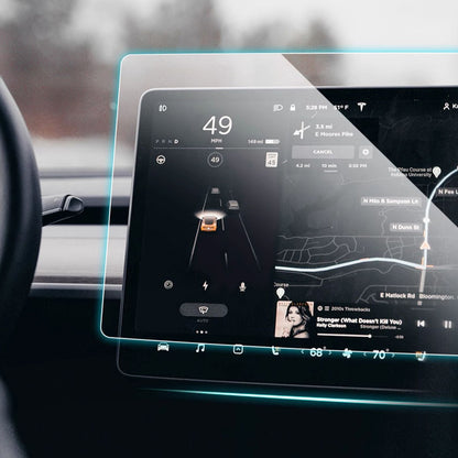 Model 3 Highland Tempered Glass Screen Protector for Dashboard Rear Touchscreen Anti-Scratch