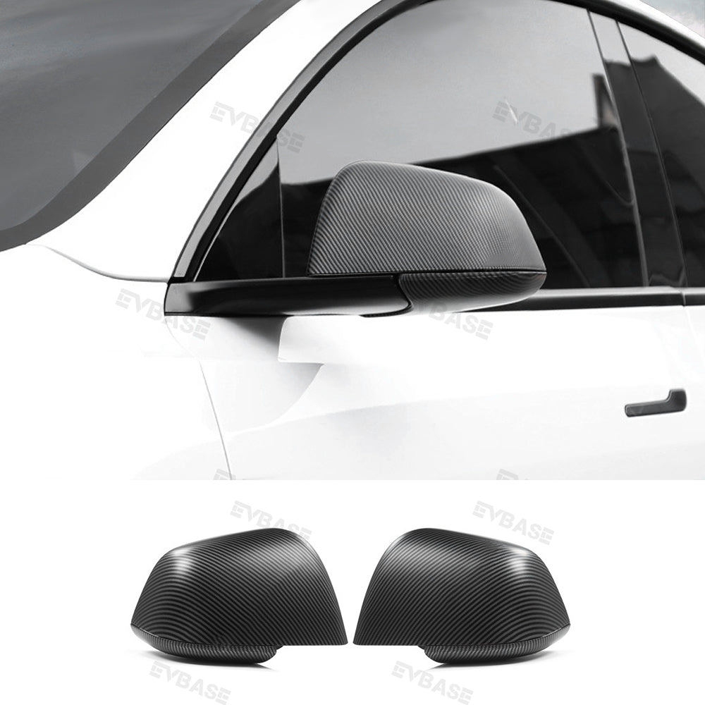 Tesla Model Y Rearview Mirror Covers Full Cover ABS Side Mirror Caps Full Coverage Trim